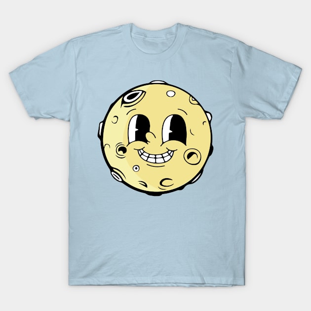 Cartoon Moon T-Shirt by timegraf